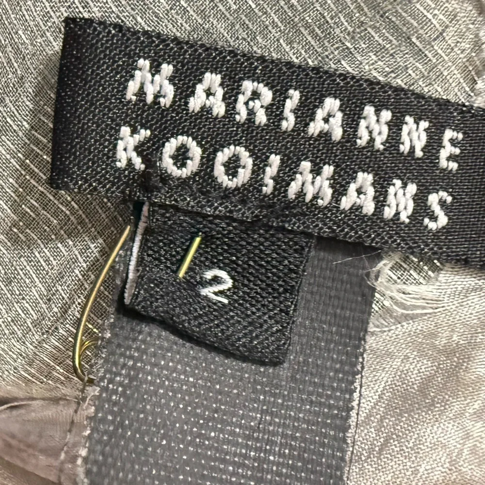 Sheer Midi Skirt with Embroidery - Picture 2 of 6